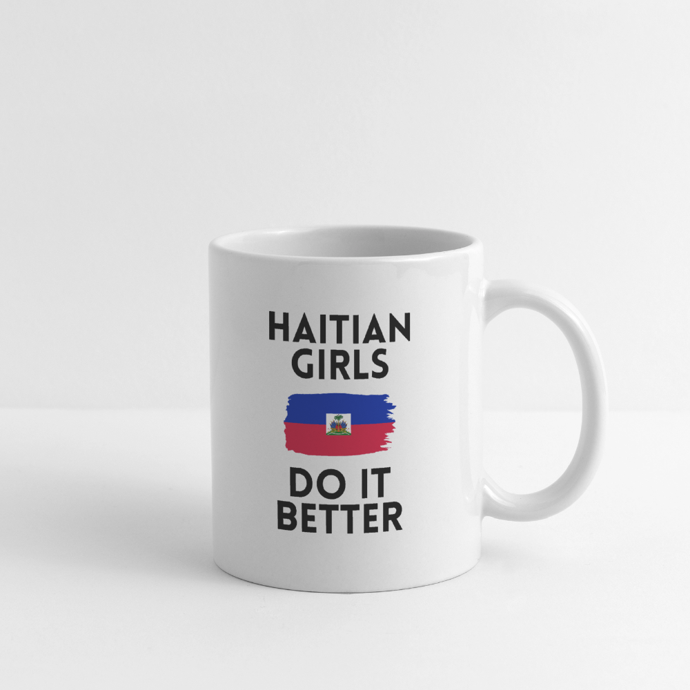 Mug blanc - Haitian Girls Do It Better - blanc