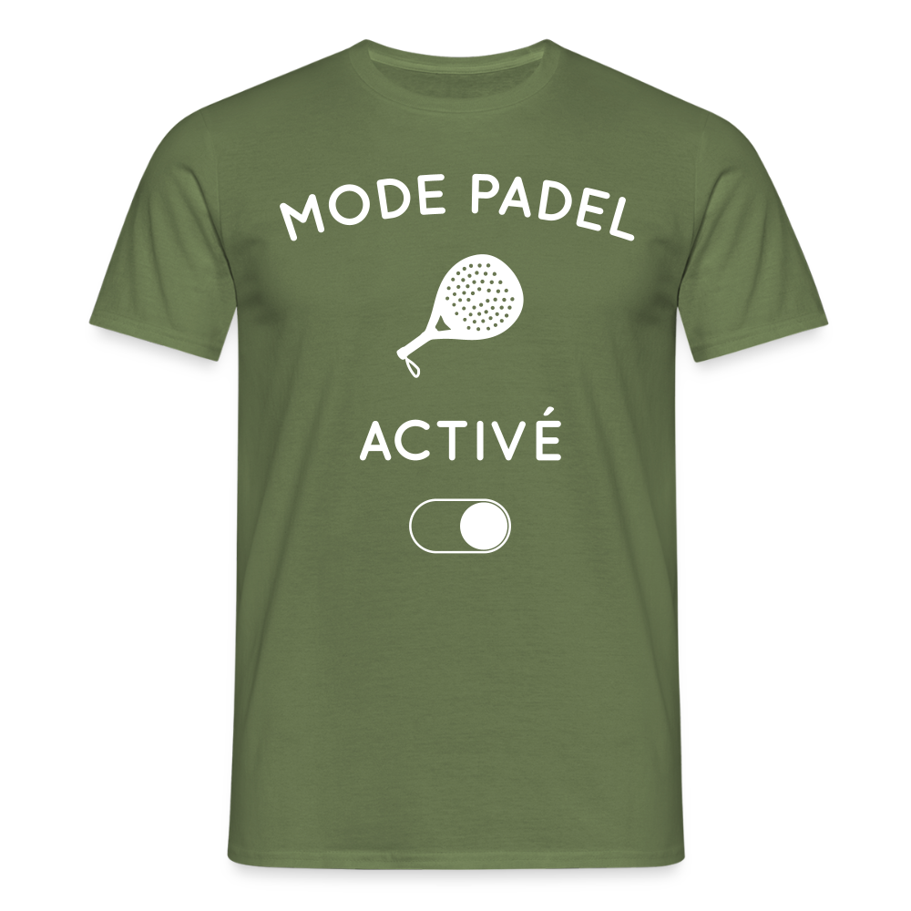 T-shirt Homme - Mode padel activé - vert militaire