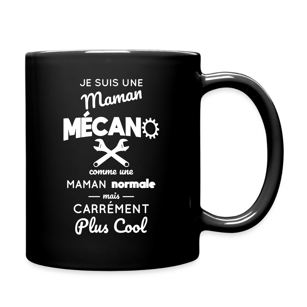 Mug uni - Maman mécano plus cool - noir