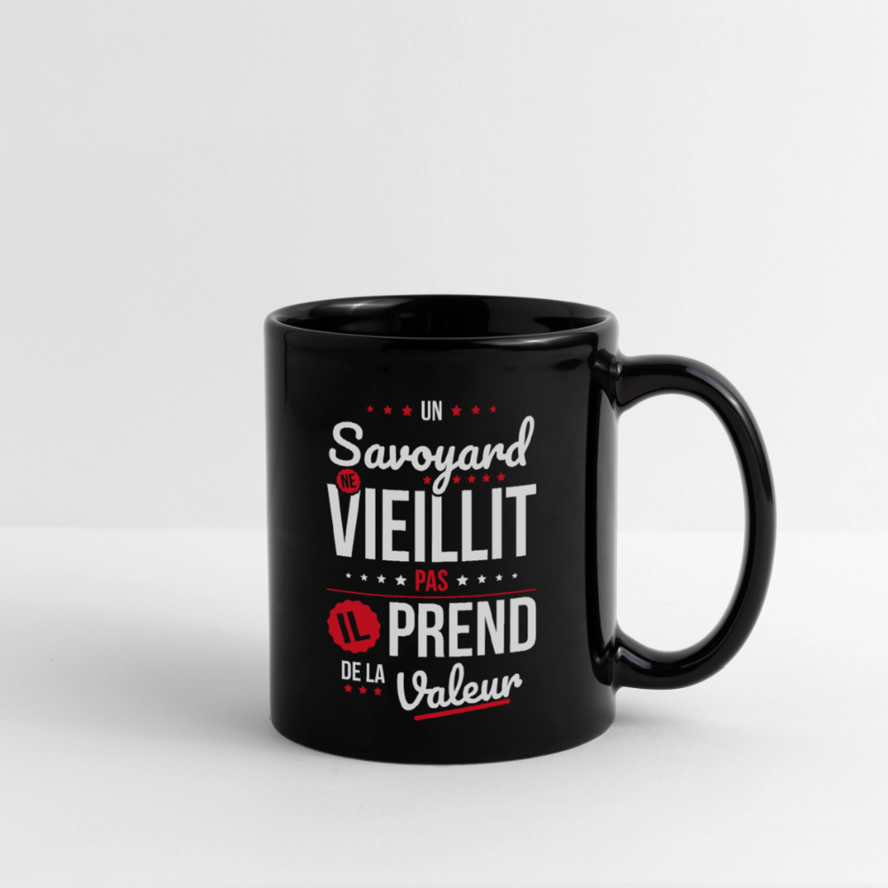 Mug uni - Un Savoyard ne vieillit pas - noir