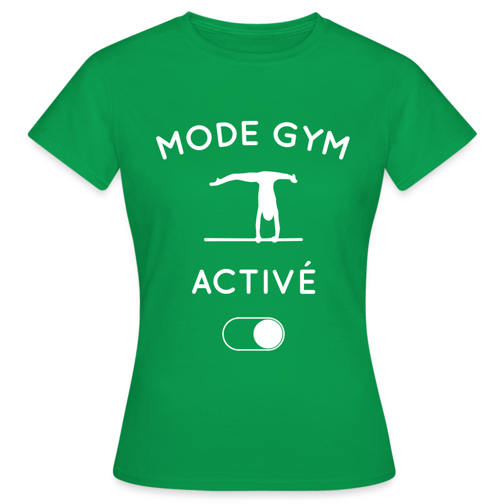 T-shirt Femme - Mode gym activé - vert
