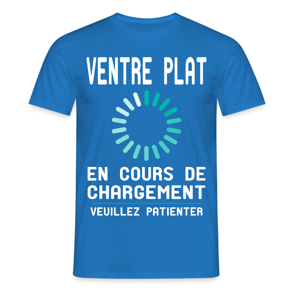 T-shirt Homme - Ventre plat en cours de chargement - bleu royal