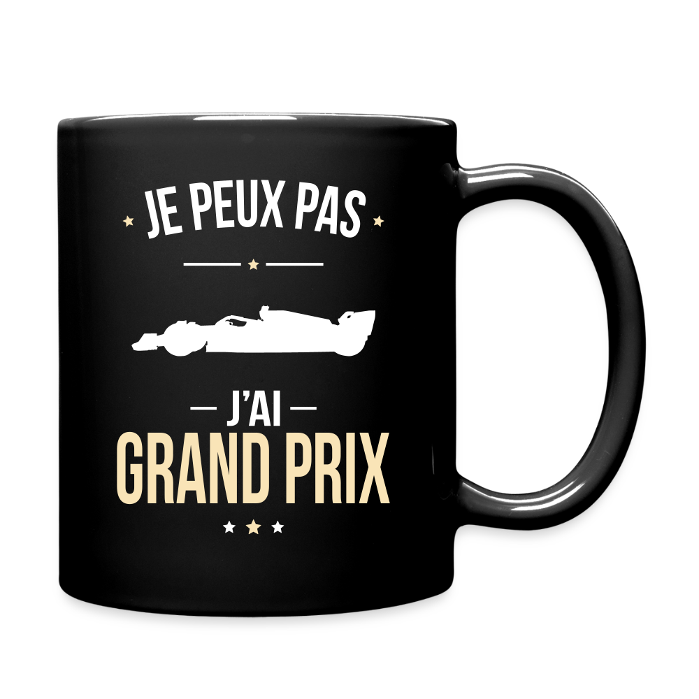 Mug uni - Je peux pas j'ai Grand Prix - noir