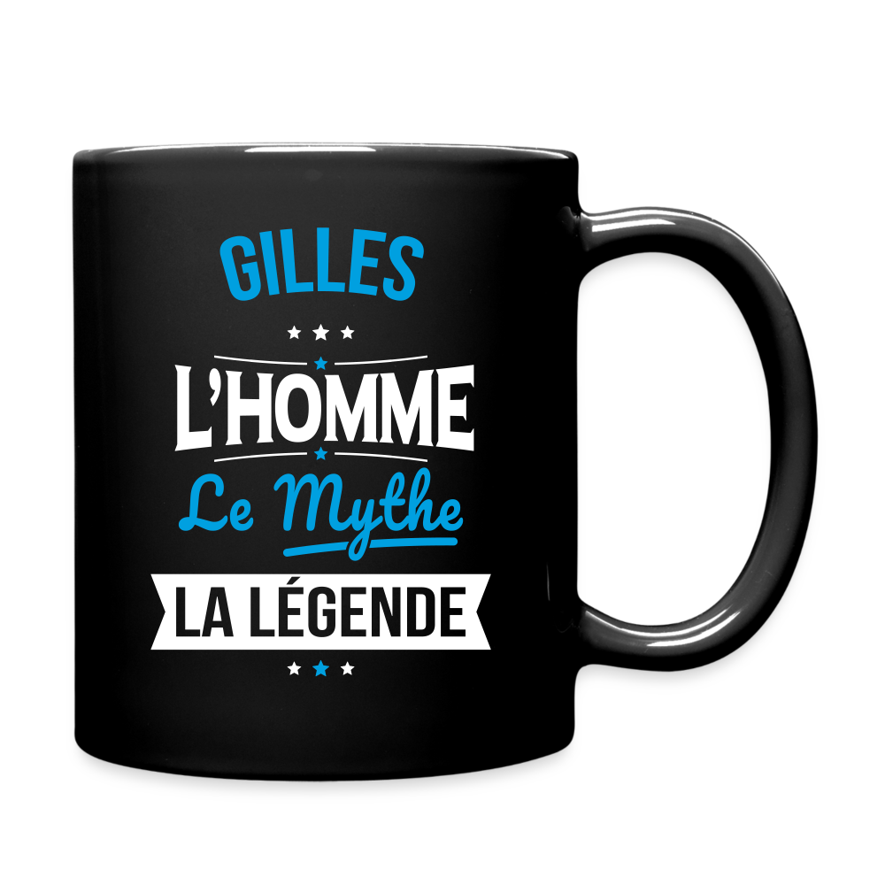 Mug uni - Gilles - l'Homme - le Mythe - la Légende - noir