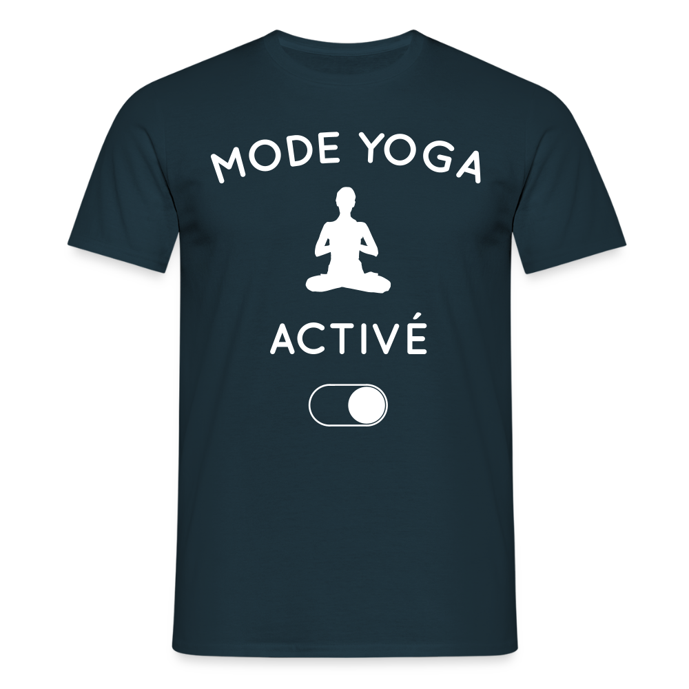 T-shirt Homme - Mode yoga activé - marine