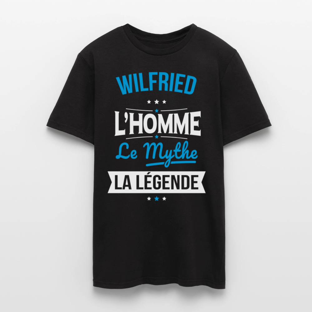 T-shirt Homme - Wilfried - l'Homme - le Mythe - la Légende - noir