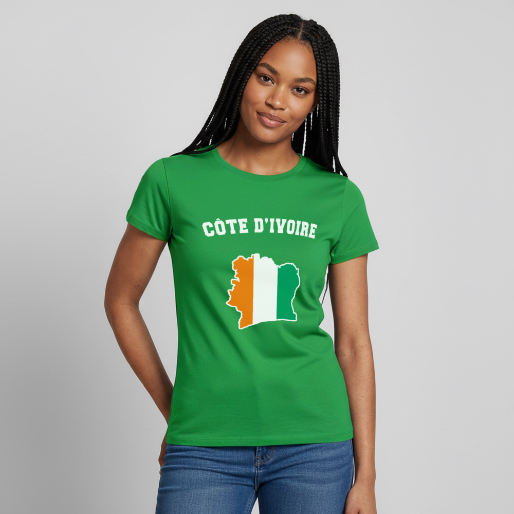 T-shirt Femme - Côte d'Ivoire - vert