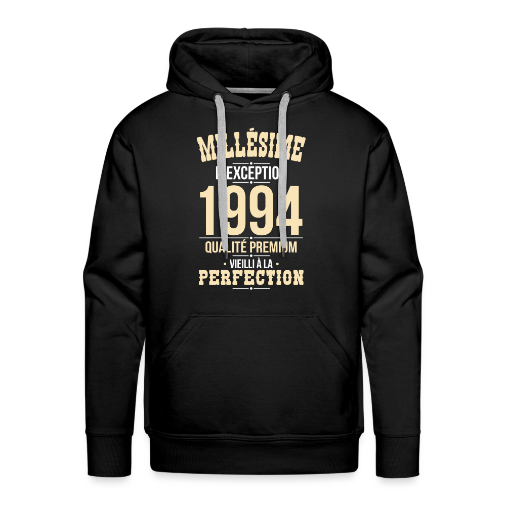 Sweat à capuche Premium Homme - Anniversaire 31 Ans - Millésime 1994 - noir