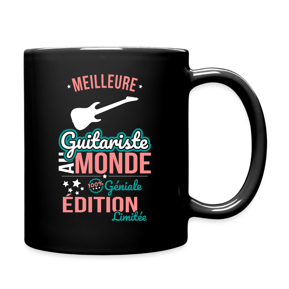 Mug uni - Meilleure Guitariste au monde - 100% géniale - noir