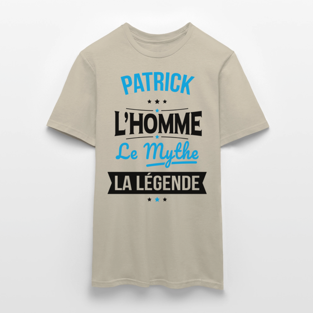 T-shirt Homme - Patrick - l'Homme - le Mythe - la Légende - beige sable