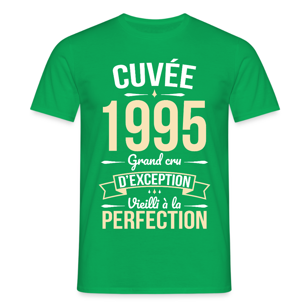 T-shirt Homme - Anniversaire 30 Ans - Cuvée 1995 - vert