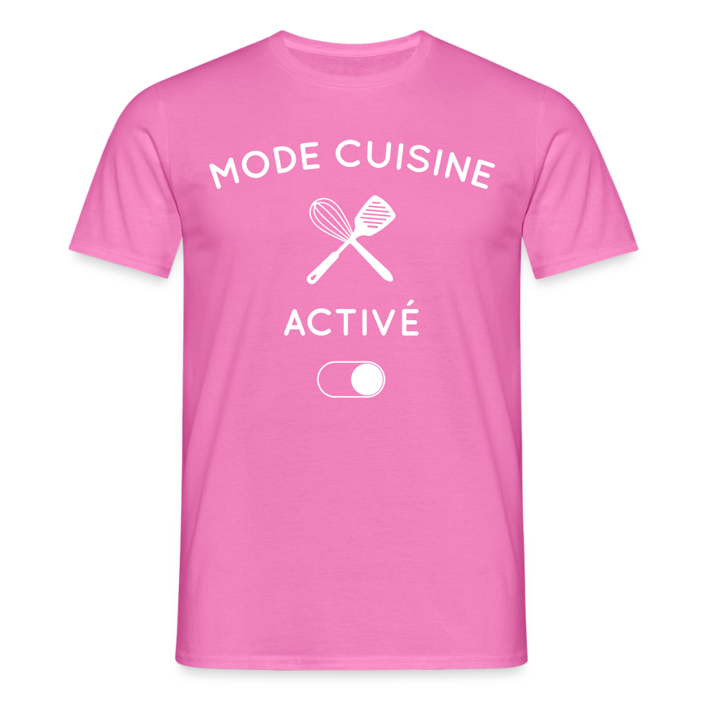 T-shirt Homme - Mode cuisine activé - rose
