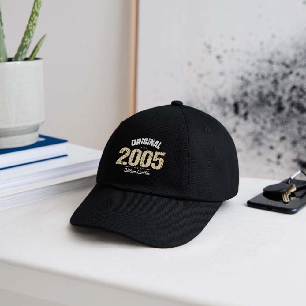 Casquette classique - Anniversaire 20 Ans - Original 2005 - noir/noir