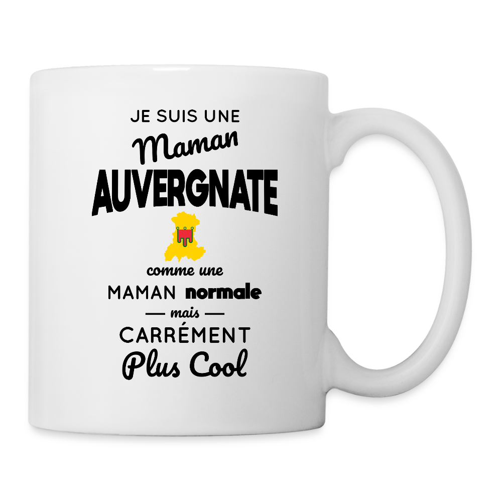 Mug blanc - Maman Auvergnate plus cool - blanc