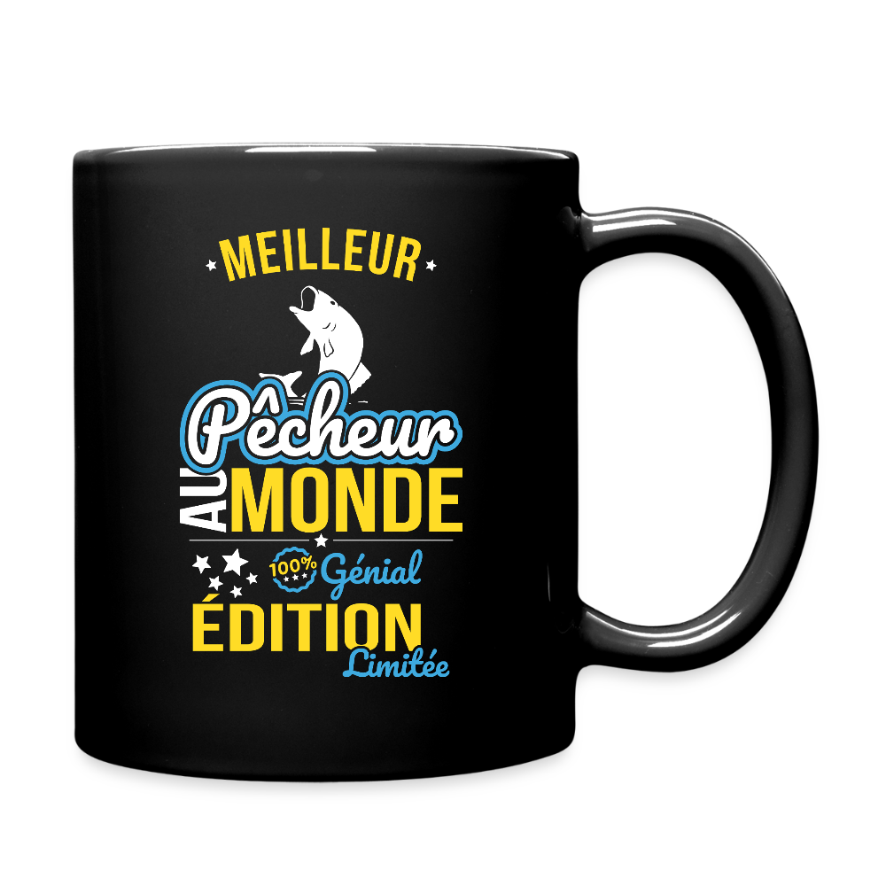 Mug uni - Meilleur Pêcheur au monde - 100% génial - noir