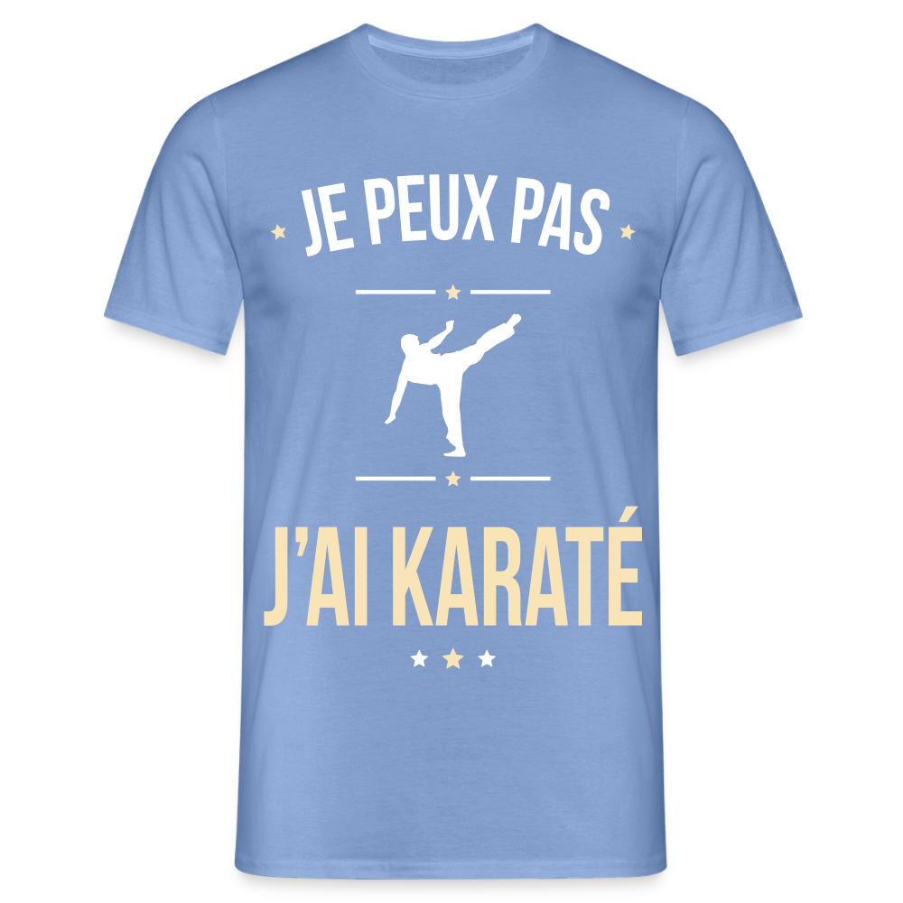 T-shirt Homme - Je peux pas j'ai Karaté - carolina blue