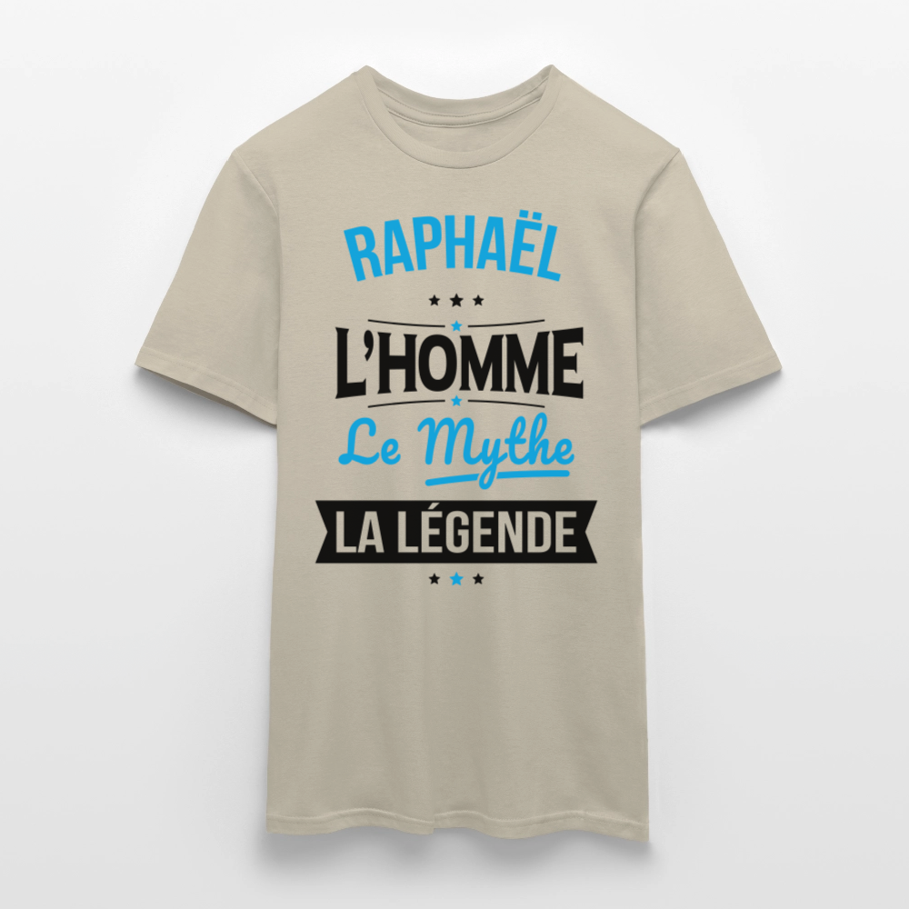 T-shirt Homme - Raphaël - l'Homme - le Mythe - la Légende - beige sable
