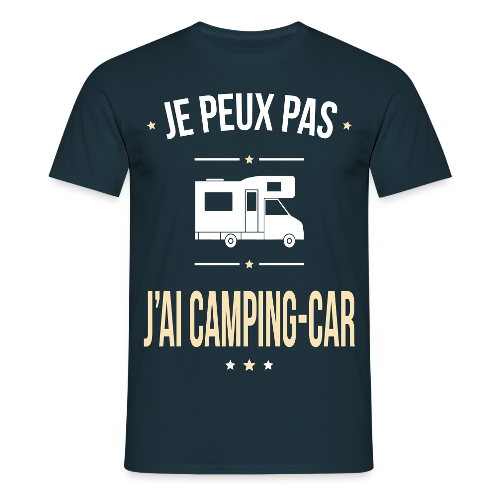 T-shirt Homme - Je peux pas j'ai Camping-car - marine