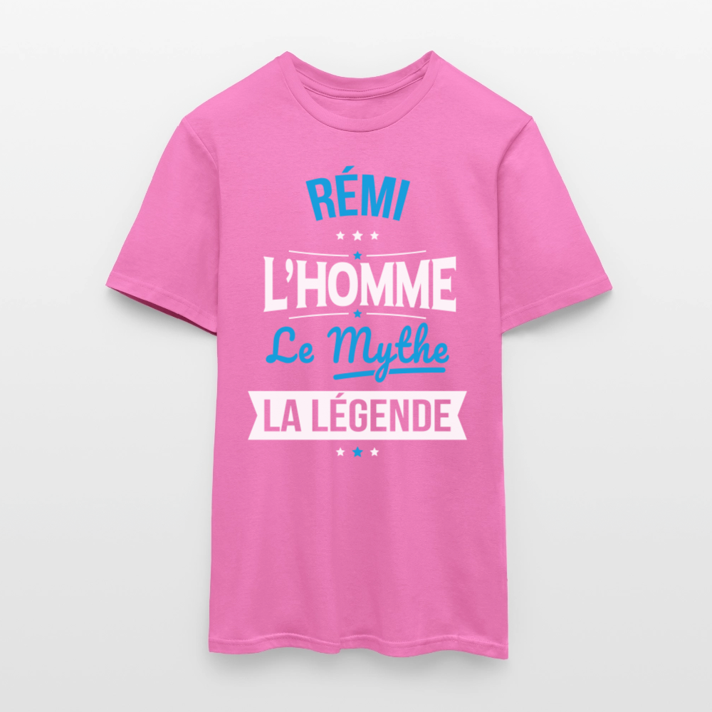 T-shirt Homme - Rémi - l'Homme - le Mythe - la Légende - rose