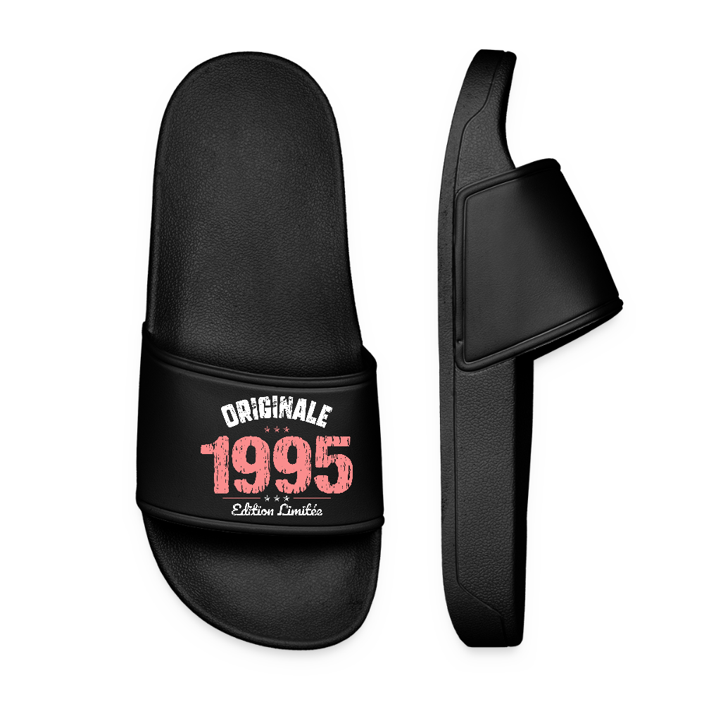 Claquettes Femme - Anniversaire 30 Ans - Originale 1995 - noir