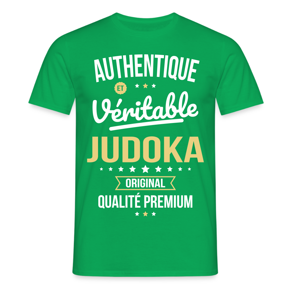 T-shirt Homme - Authentique et véritable Judoka - vert