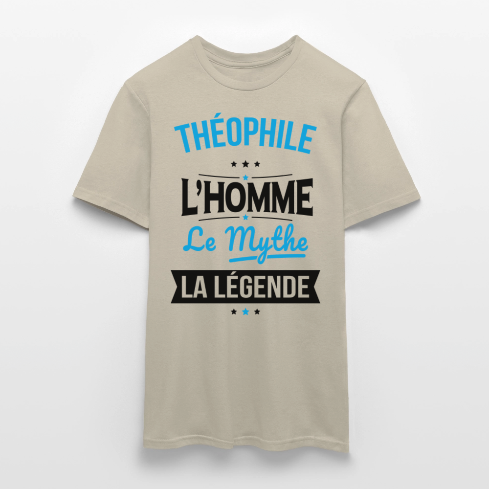 T-shirt Homme - Théophile - l'Homme - le Mythe - la Légende - beige sable