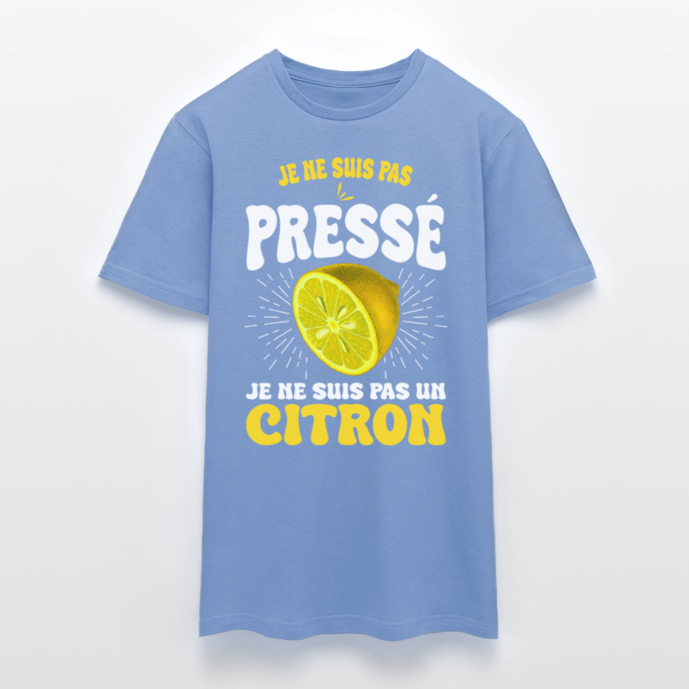 T-shirt Homme - Je ne suis pas un citron - carolina blue