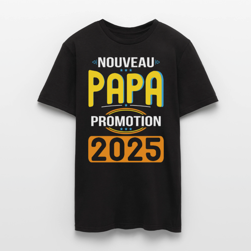 T-shirt Homme - Nouveau Papa - Promotion 2025 - noir