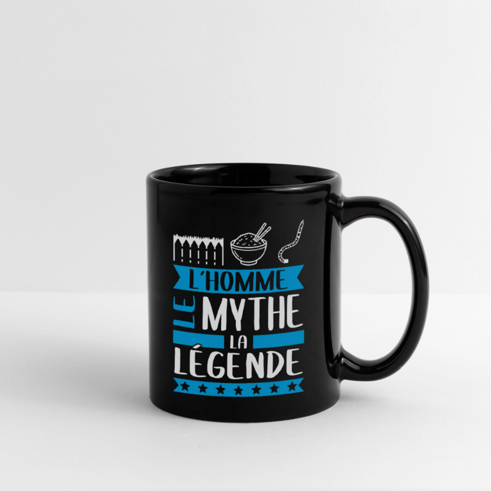 Mug uni Eric rébus – L’homme, le mythe, la légende - noir
