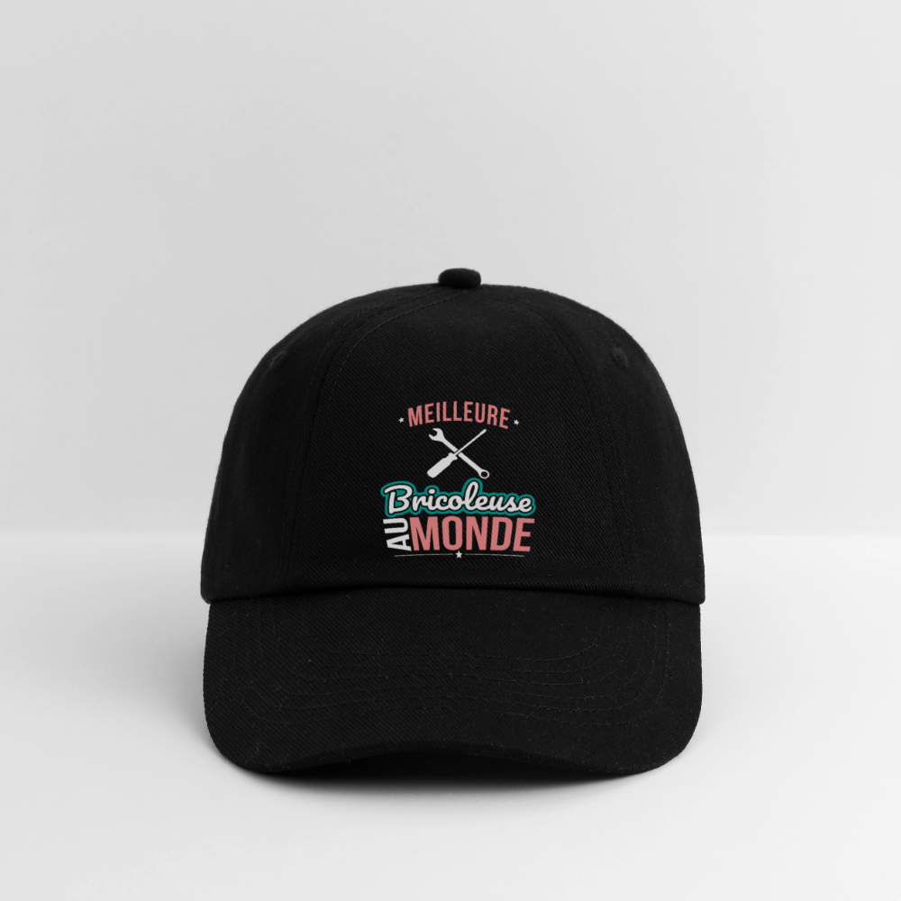 Casquette classique - Meilleure bricoleuse au monde - noir/noir