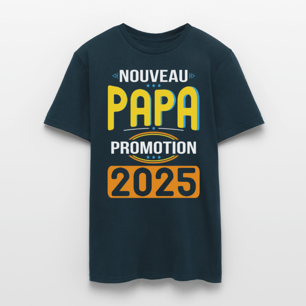 T-shirt Homme - Nouveau Papa - Promotion 2025 - marine