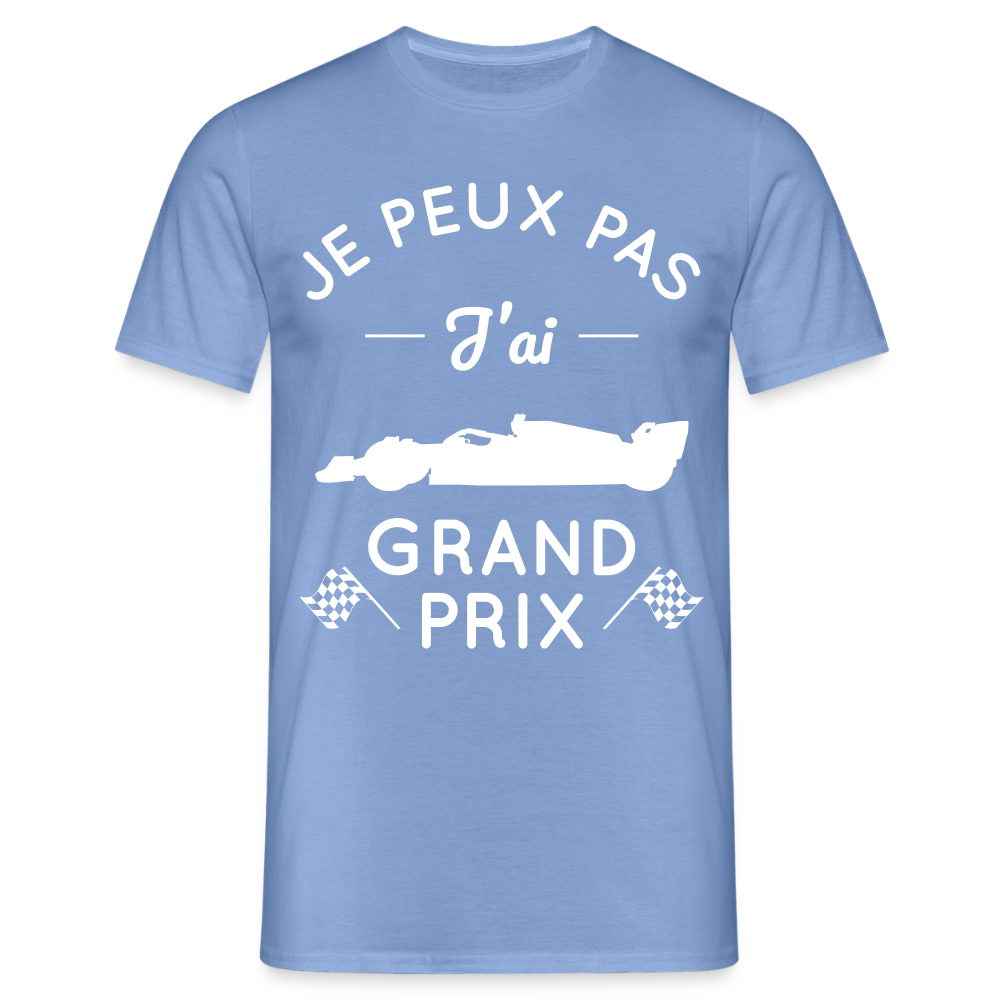 T-shirt Homme - Je peux pas j'ai Grand Prix - carolina blue