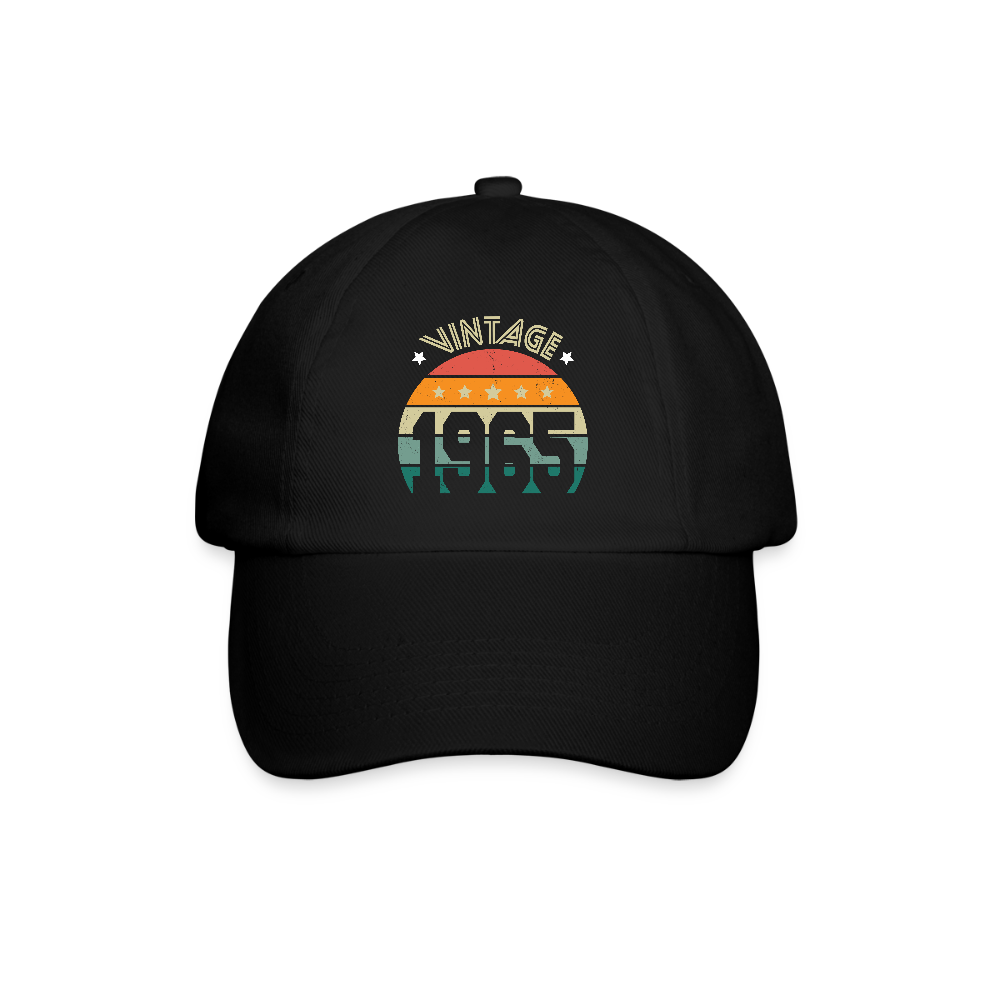 Casquette classique - Anniversaire 60 Ans - Vintage 1965 - noir/noir