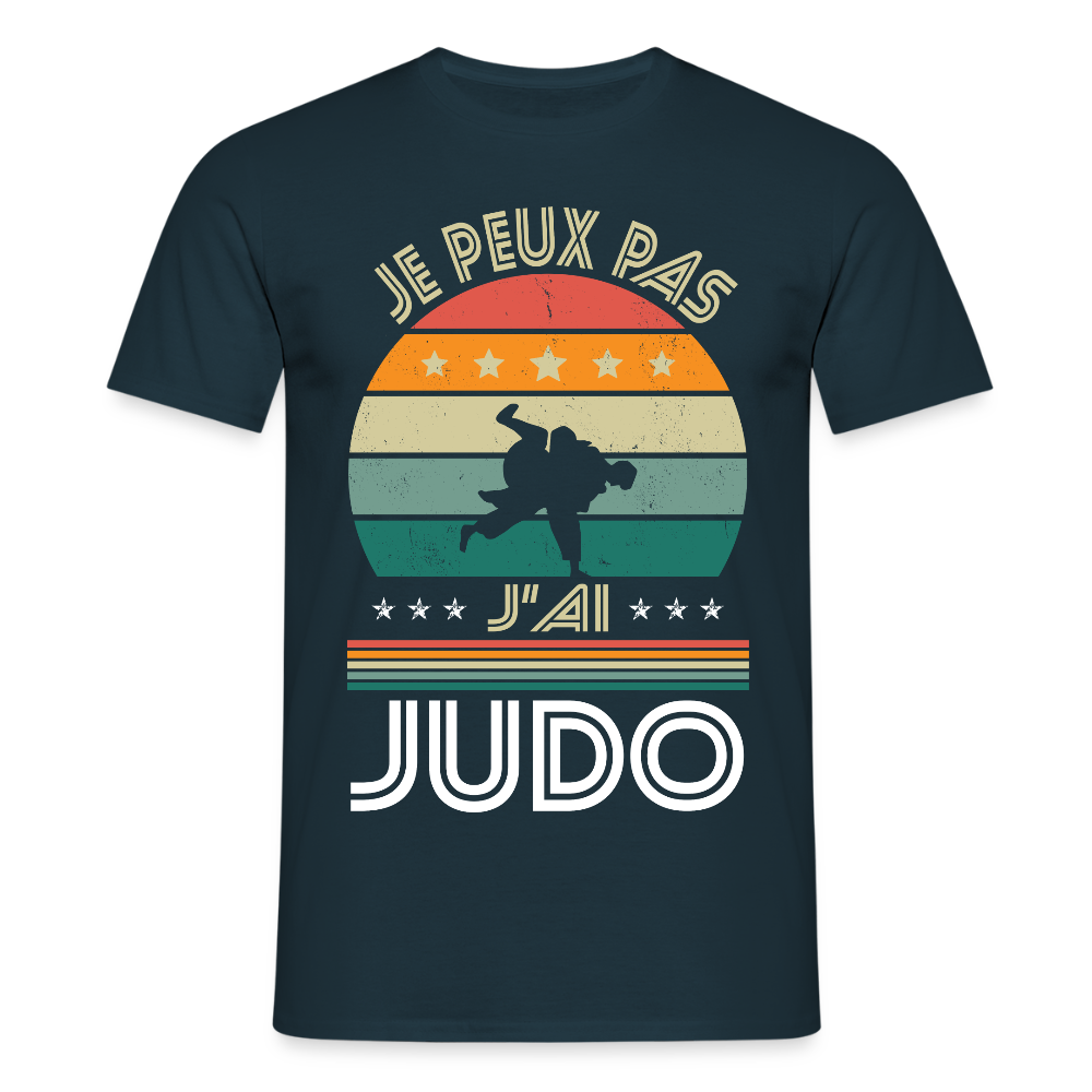 T-shirt Homme - Je peux pas j'ai Judo - marine
