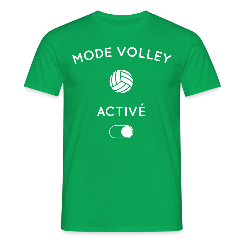 T-shirt Homme - Mode volley activé - vert