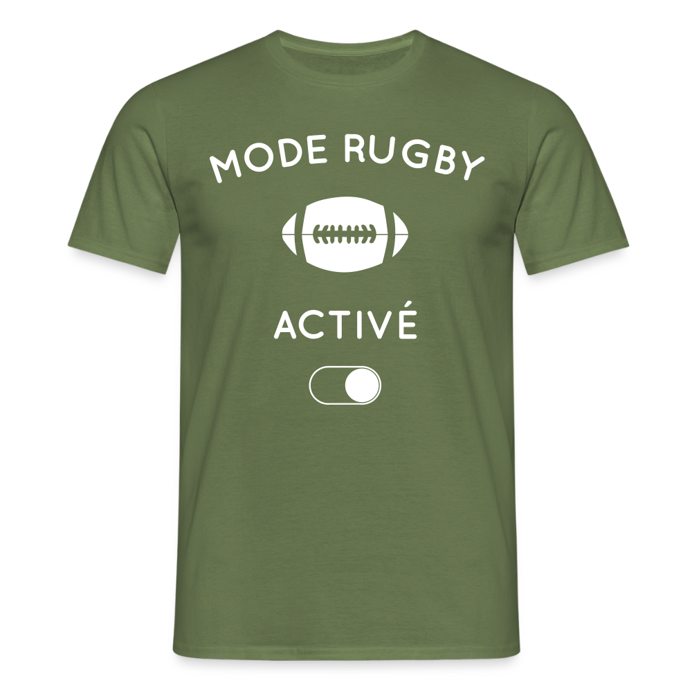 T-shirt Homme - Mode rugby activé - vert militaire