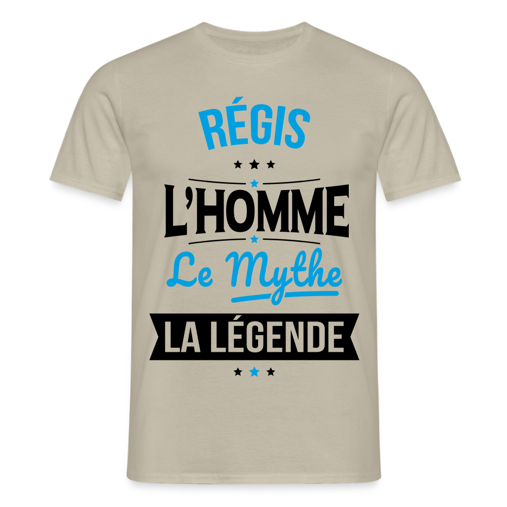 T-shirt Homme - Régis - l'Homme - le Mythe - la Légende - beige sable