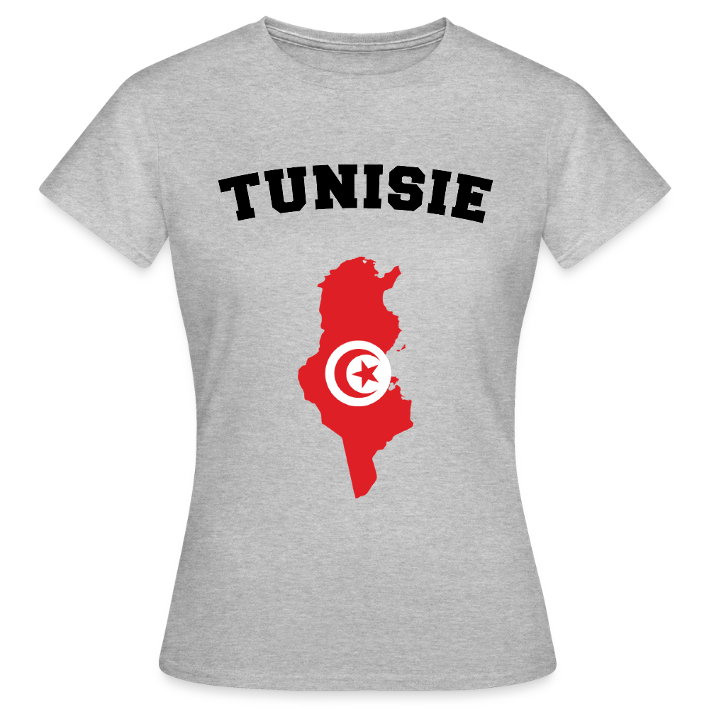 T-shirt Femme coloris clair - Tunisie - gris chiné