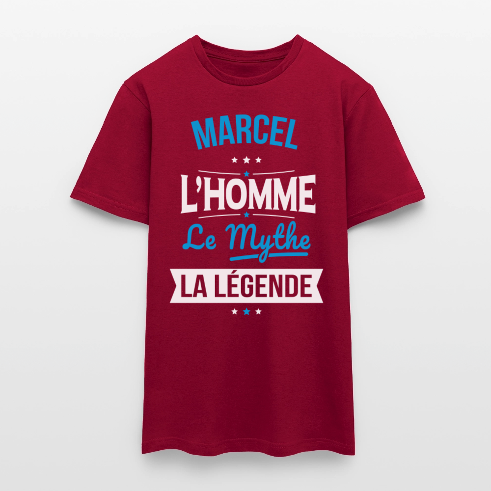 T-shirt Homme - Marcel - l'Homme - le Mythe - la Légende - rouge brique