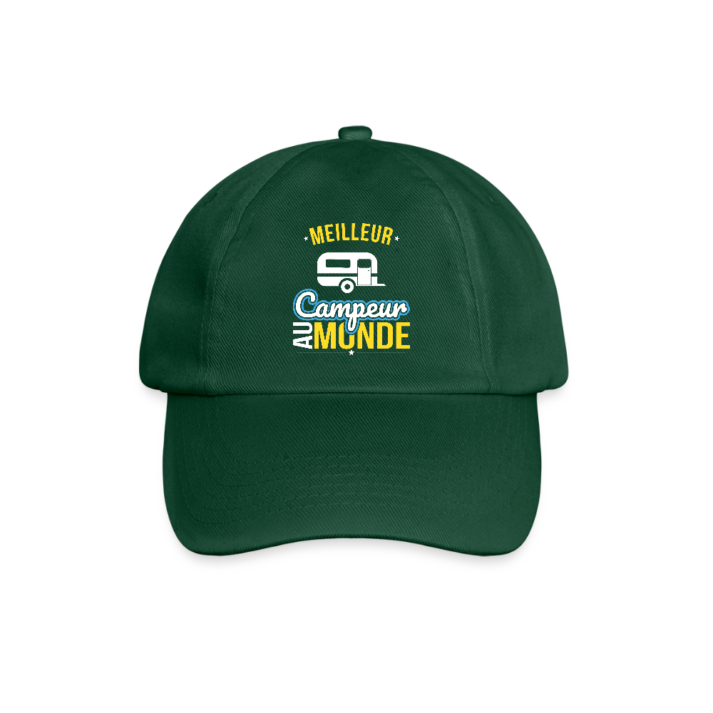 Casquette classique - Meilleur campeur au monde - vert bouteille