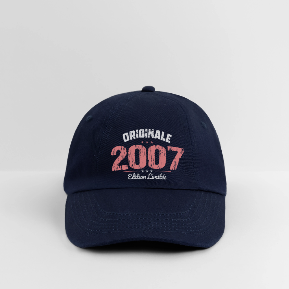 Casquette classique - Anniversaire 18 Ans - Originale 2007 - bleu/bleu