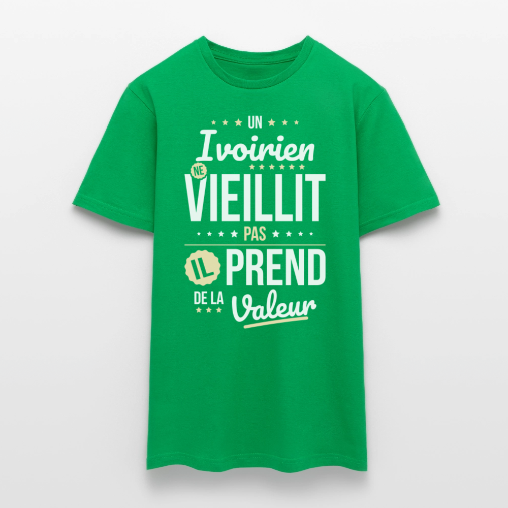 T-shirt Homme - Un Ivoirien ne vieillit pas - vert