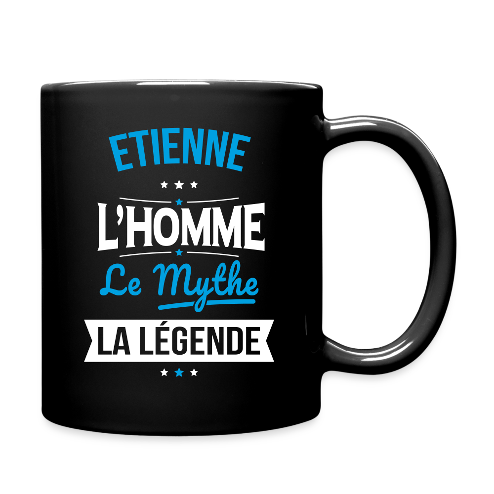 Mug uni - Etienne - l'Homme - le Mythe - la Légende - noir