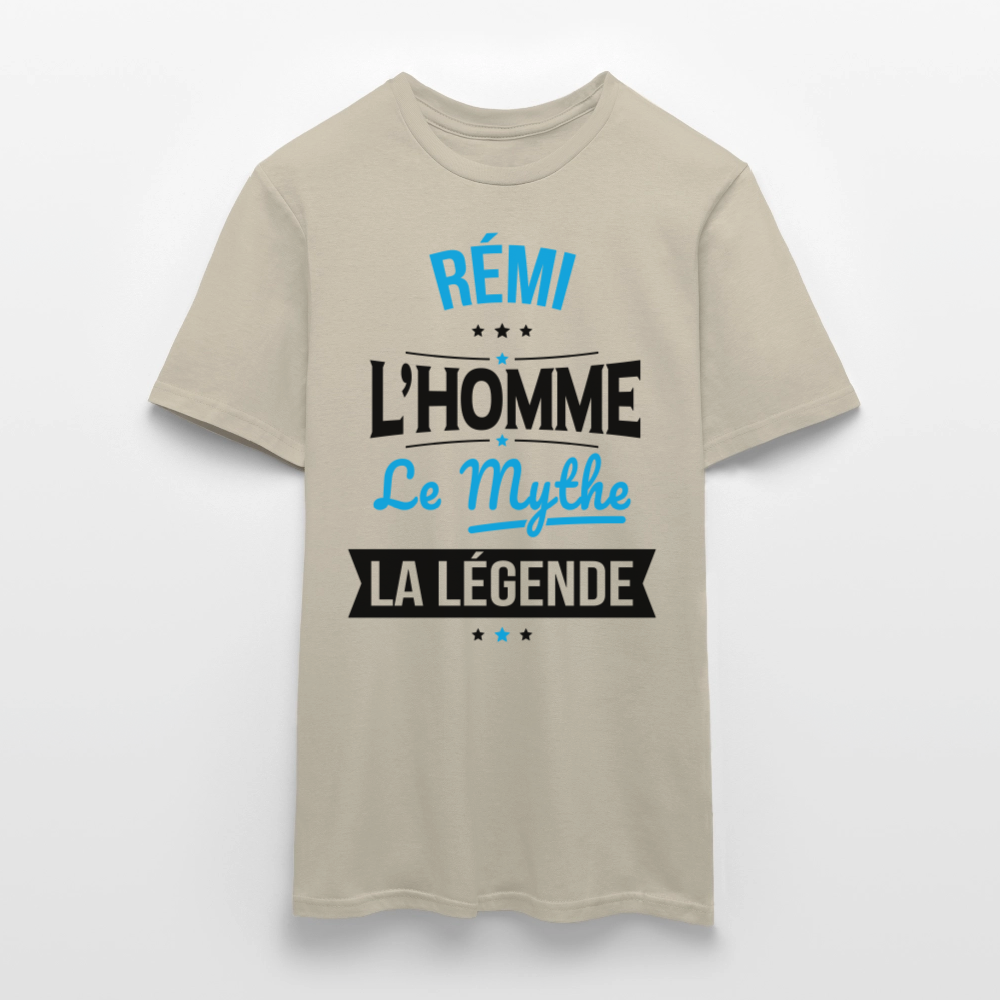 T-shirt Homme - Rémi - l'Homme - le Mythe - la Légende - beige sable