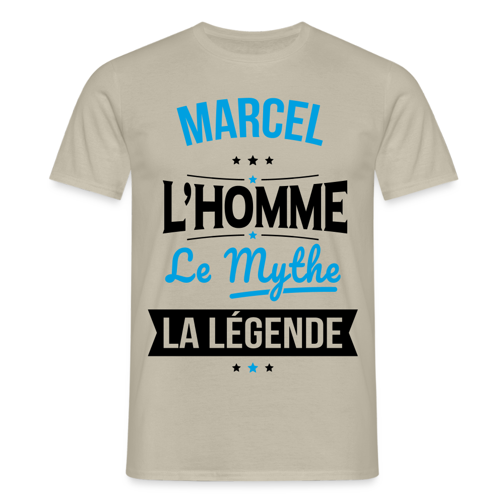 T-shirt Homme - Marcel - l'Homme - le Mythe - la Légende - beige sable