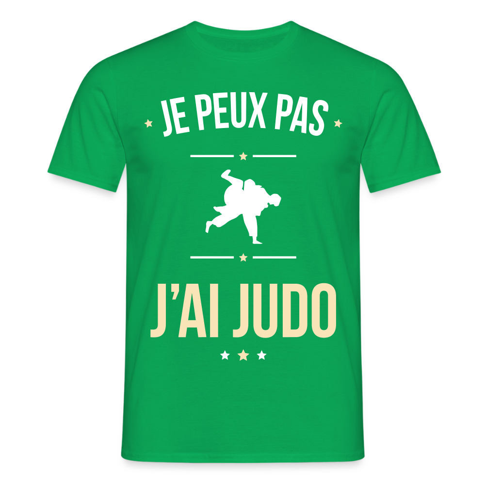 T-shirt Homme - Je peux pas j'ai Judo - vert