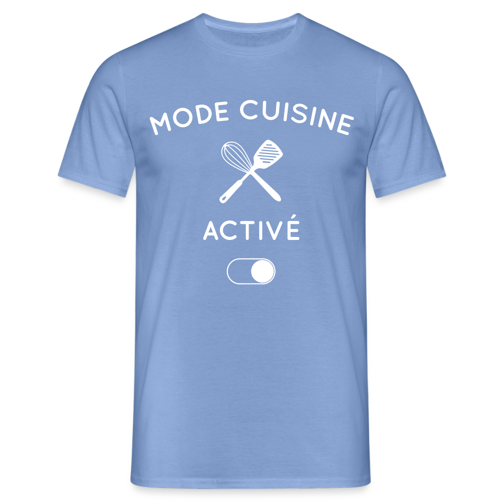 T-shirt Homme - Mode cuisine activé - carolina blue
