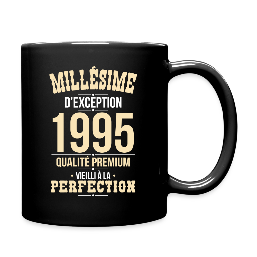 Mug uni - Anniversaire 30 Ans - Millésime 1995 - noir