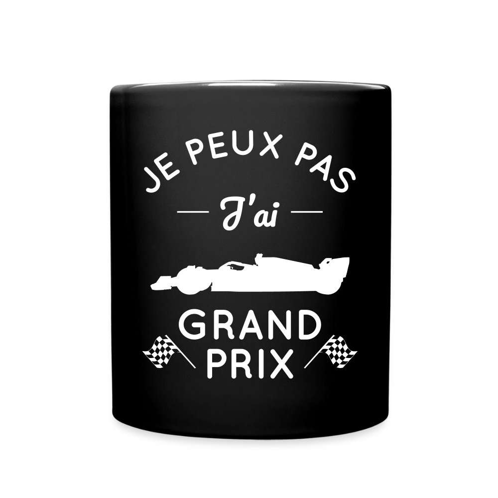 Mug uni - Je peux pas j'ai Grand Prix - noir