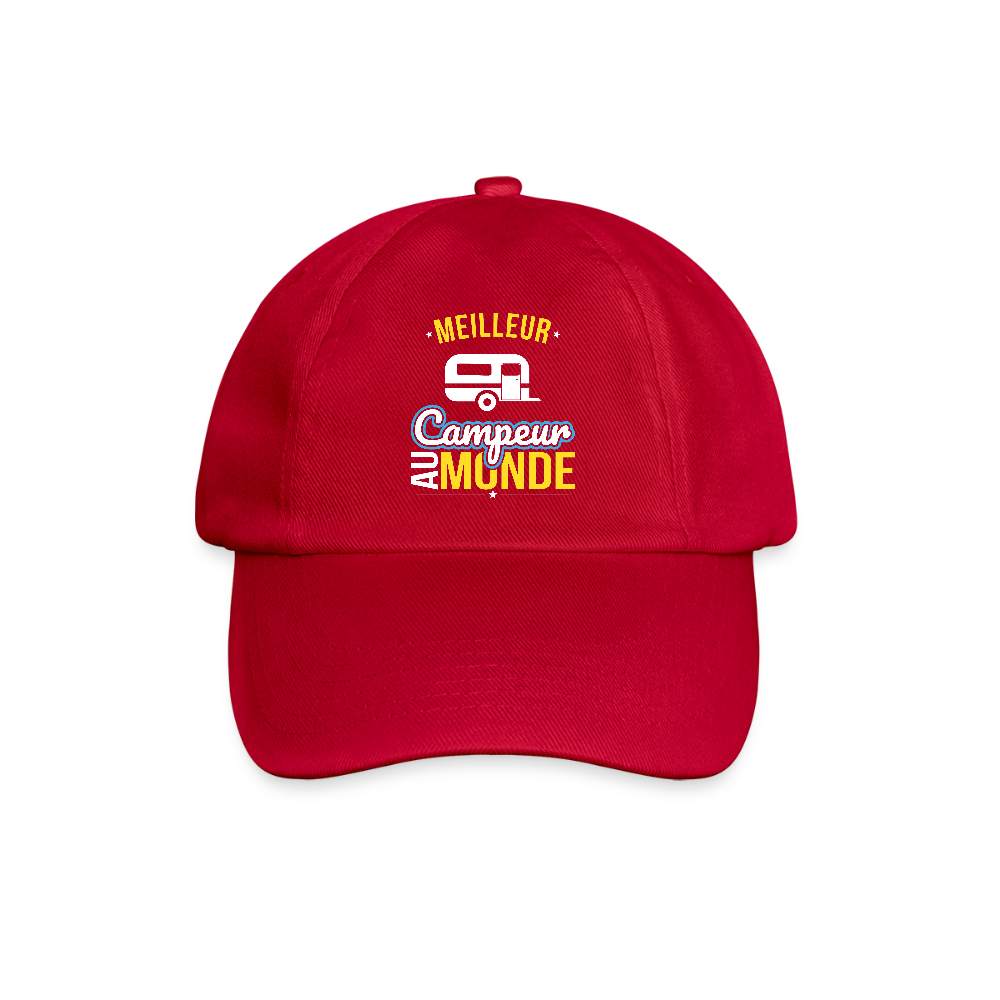 Casquette classique - Meilleur campeur au monde - rouge classique